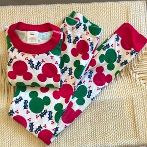 Hanna Andersson Holiday Mickey Pajamas